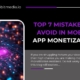 Top 7 Mistakes to Avoid in Mobile App Monetization