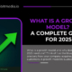 Growth model guide 2025 – what is a growth model in business explained with green upward arrow graph