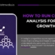 How to Run Cohort Analysis for App Growth graphic by Microbit Media with analytics icon and app user illustration.
