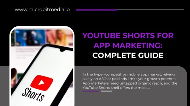 YouTube Shorts displayed on a smartphone, representing YouTube Shorts for app marketing and organic mobile app growth strategies.